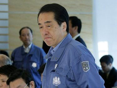 Наото Кан, премьер-министр Японии, пострадавшей от землетрясения 11 марта 2011 года