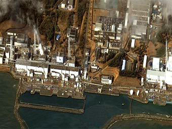 АЭС Фукусима, фото со спутника