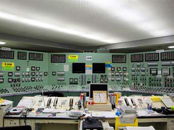 АЭС Фукусима, зал управления