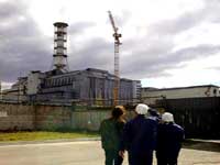 Чернобыльская АЭС перед изумленным взором обслуживающего персонала