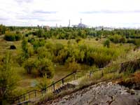 Чернобыльская АЭС на горизонте - фото