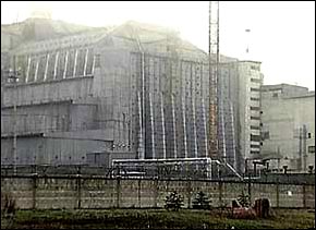 Чернобыль, так называемое Укрытие над 4-м блоком атомной станции